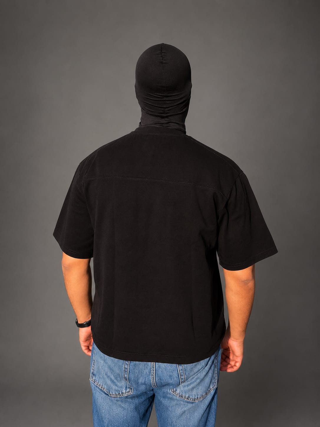 AZEN Black Premium Box Fit T-Shirt | 270 GSM | 100% Cotton